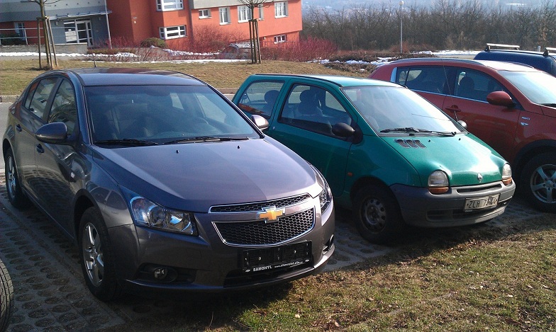 Novy Cruze,starý Twingo